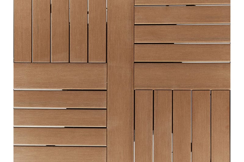 Trädgårdsbord 60 x 60 cm ljusbrun PALMI - Trä/natur - Utemöbler - Utebord & trädgårdsbord - Matbord utomhus