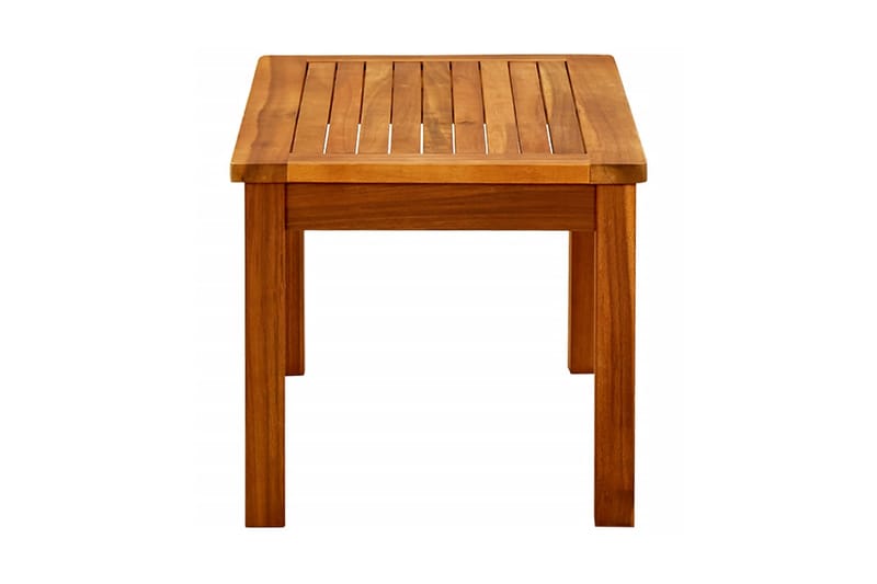 Trädgårdsbord 70x40x36 cm massivt akaciaträ - Brun - Utemöbler - Utebord & trädgårdsbord - Matbord utomhus