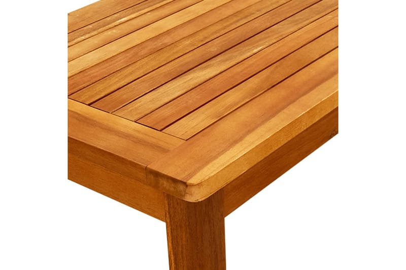 Trädgårdsbord 70x40x36 cm massivt akaciaträ - Brun - Utemöbler - Utebord & trädgårdsbord - Matbord utomhus