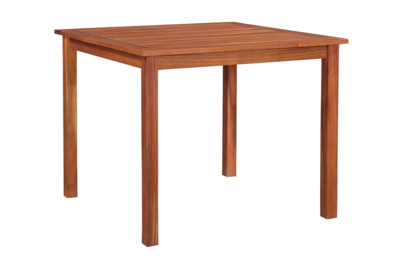 Trädgårdsbord 85x85x74 cm massivt akaciaträ - Brun - Utemöbler - Utebord & trädgårdsbord - Matbord utomhus