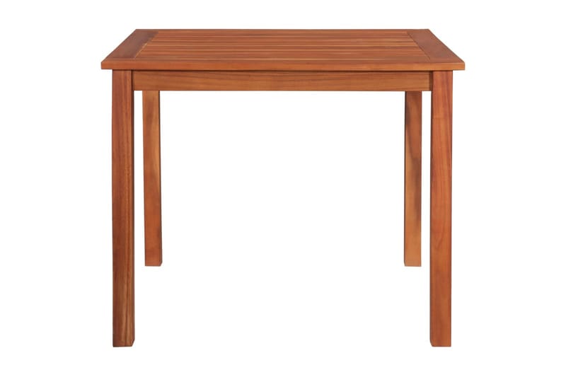 Trädgårdsbord 85x85x74 cm massivt akaciaträ - Brun - Utemöbler - Utebord & trädgårdsbord - Matbord utomhus