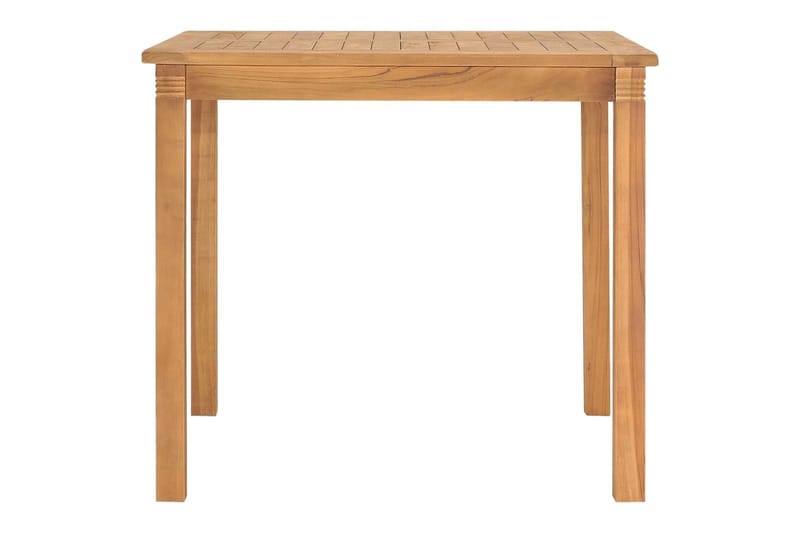 Trädgårdsbord 85x85x75 cm massiv teak - Brun - Utemöbler - Utebord & trädgårdsbord - Matbord utomhus