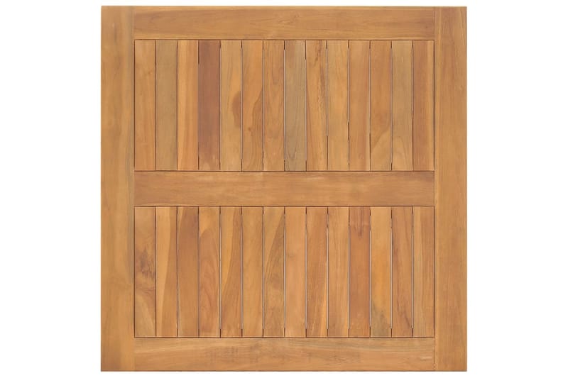 Trädgårdsbord 85x85x75 cm massiv teak - Brun - Utemöbler - Utebord & trädgårdsbord - Matbord utomhus