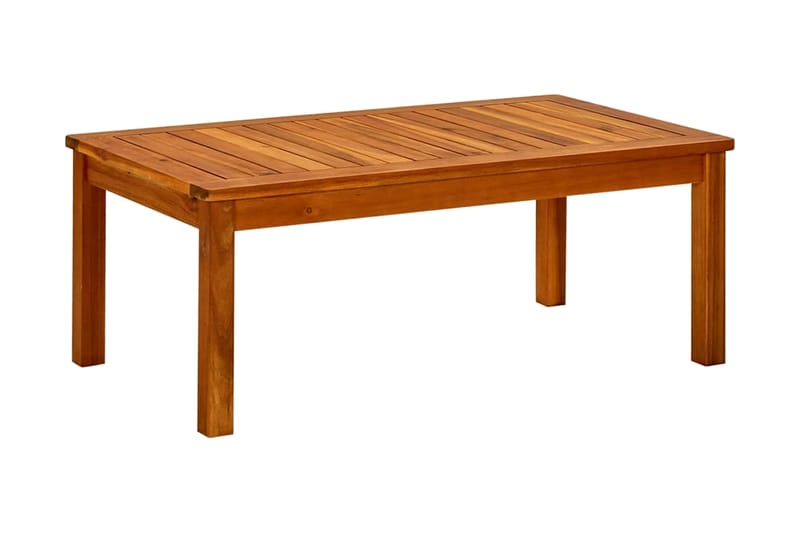 Trädgårdsbord 90x50x36 cm massivt akaciaträ - Brun - Utemöbler - Utebord & trädgårdsbord - Matbord utomhus