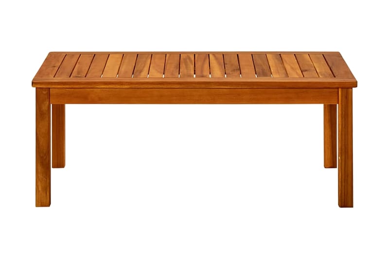 Trädgårdsbord 90x50x36 cm massivt akaciaträ - Brun - Utemöbler - Utebord & trädgårdsbord - Matbord utomhus
