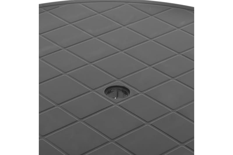 Trädgårdsbord antracit 89 cm plast - Grå - Utemöbler - Utebord & trädgårdsbord - Matbord utomhus