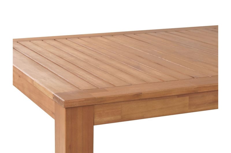 Trädgårdsbord Eukaliptus 190 x 105 cm MONSANO - Brun - Utemöbler - Utebord & trädgårdsbord - Matbord utomhus