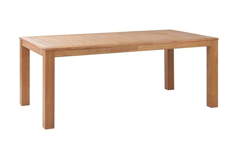 Trädgårdsbord Eukaliptus 190 x 105 cm MONSANO - Brun - Utemöbler - Utebord & trädgårdsbord - Matbord utomhus