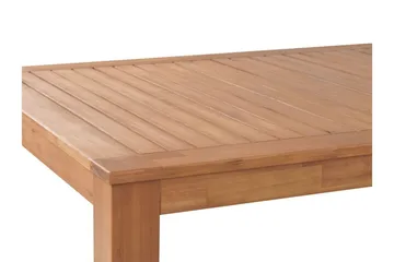 Trädgårdsbord Eukaliptus 190 x 105 cm MONSANO - Brun - Utemöbler - Utebord & trädgårdsbord - Matbord utomhus