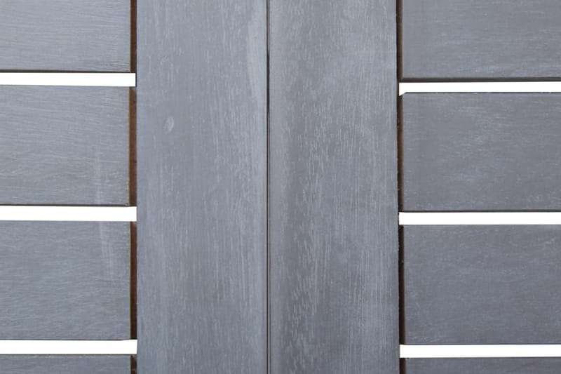 Trädgårdsbord grå 120x70x74 cm massivt akaciaträ - Grå - Utemöbler - Utebord & trädgårdsbord - Matbord utomhus