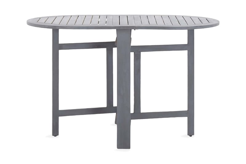 Trädgårdsbord grå 120x70x74 cm massivt akaciaträ - Grå - Utemöbler - Utebord & trädgårdsbord - Matbord utomhus