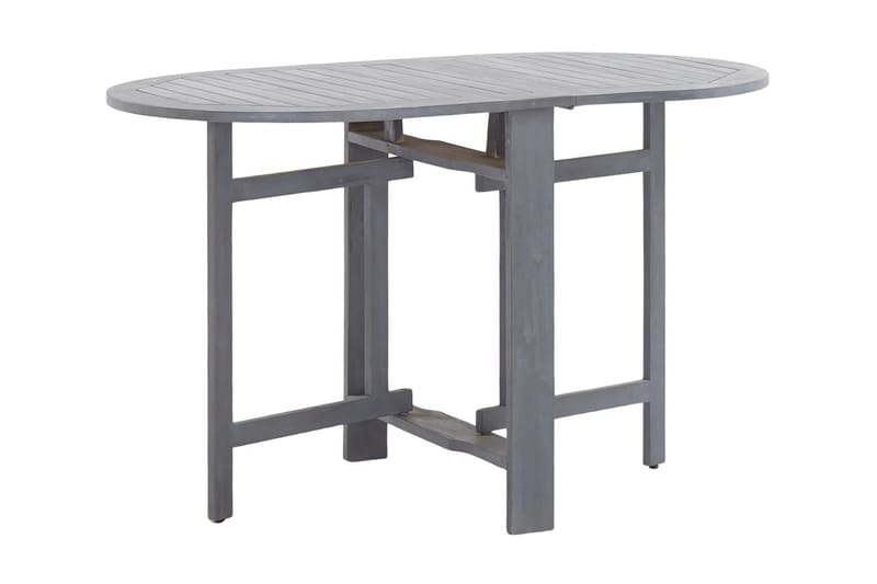Trädgårdsbord grå 120x70x74 cm massivt akaciaträ - Grå - Matbord utomhus