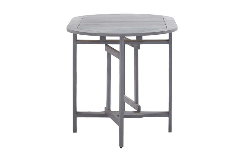 Trädgårdsbord grå 120x70x74 cm massivt akaciaträ - Grå - Utemöbler - Utebord & trädgårdsbord - Matbord utomhus
