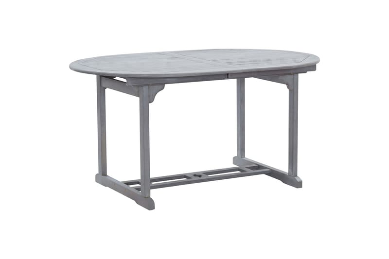 Trädgårdsbord gr�å 200x100x74 cm massivt akaciaträ - Grå - Utemöbler - Utebord & trädgårdsbord - Matbord utomhus