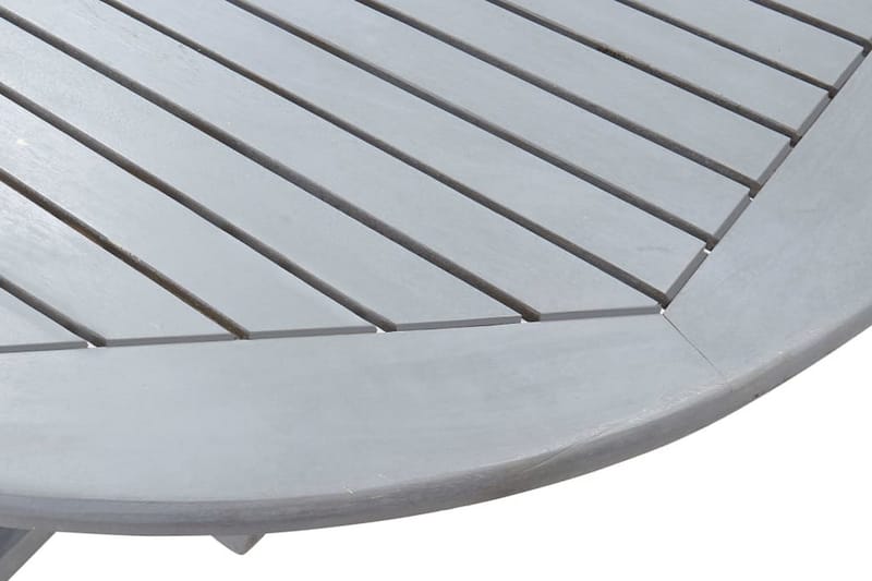 Trädgårdsbord grå 200x100x74 cm massivt akaciaträ - Grå - Utemöbler - Utebord & trädgårdsbord - Matbord utomhus