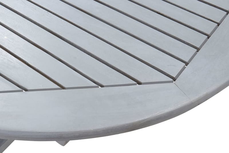 Trädgårdsbord grå 200x100x74 cm massivt akaciaträ - Grå - Matbord utomhus