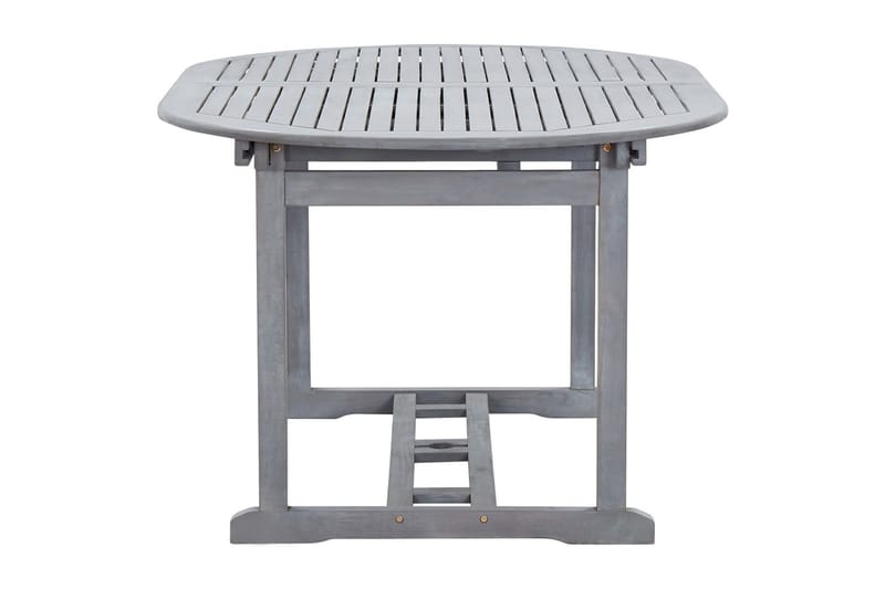 Trädgårdsbord grå 200x100x74 cm massivt akaciaträ - Grå - Utemöbler - Utebord & trädgårdsbord - Matbord utomhus