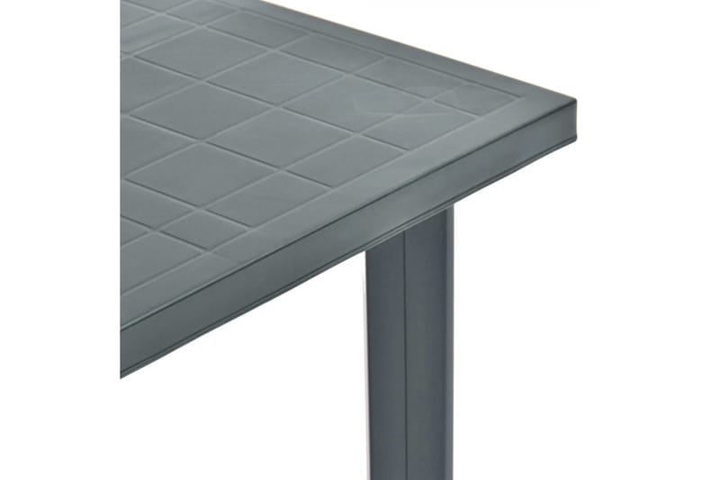 Trädgårdsbord grön 80x75x72 cm plast - Grön - Utemöbler - Utebord & trädgårdsbord - Matbord utomhus