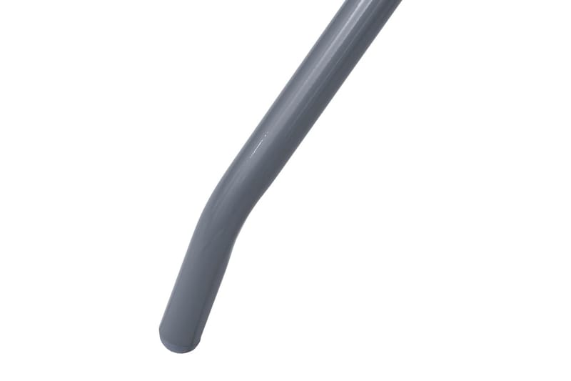 Trädgårdsbord ljusgrå 60 cm stål och glas - Grå - Utemöbler - Utebord & trädgårdsbord - Matbord utomhus