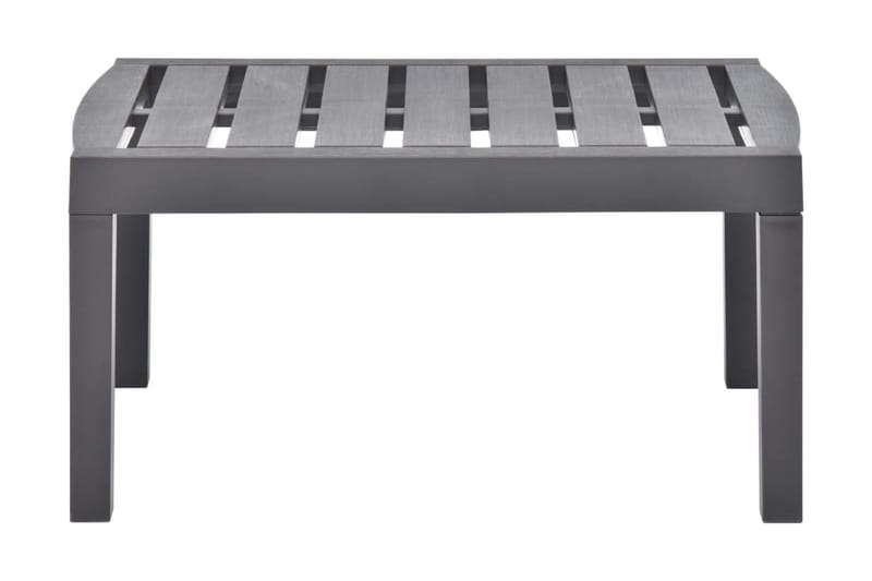 Trädgårdsbord mocka 78x55x38 cm plast - Grå - Utemöbler - Utebord & trädgårdsbord - Matbord utomhus