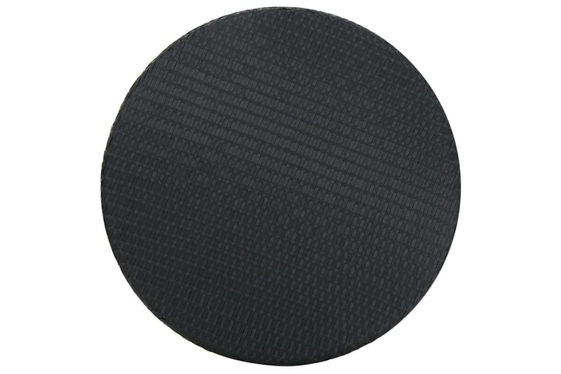 Trädgårdsbord och Utebord 75,5 cm Konstrotting - Svart - Utemöbler - Utebord & trädgårdsbord - Cafebord