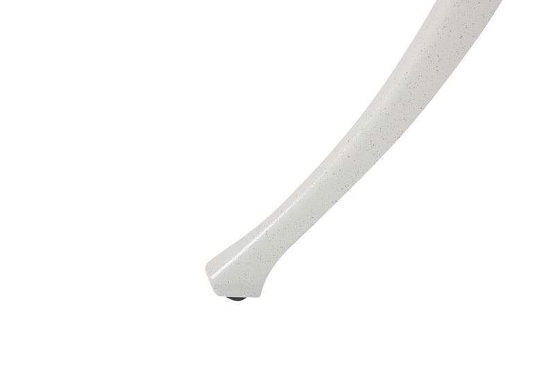 Trädgårdsbord rund 90 cm vit ANCONA - Vit - Utemöbler - Utebord & trädgårdsbord - Matbord utomhus