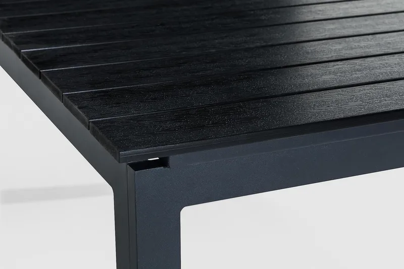 Tunis Förlängningsbart Matbord 160-220x90 cm - Svart - Utemöbler - Utebord & trädgårdsbord - Matbord utomhus