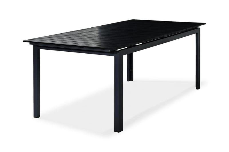 Tunis Förlängningsbart Matbord 220-280x100 cm - Svart/grå - Matbord utomhus