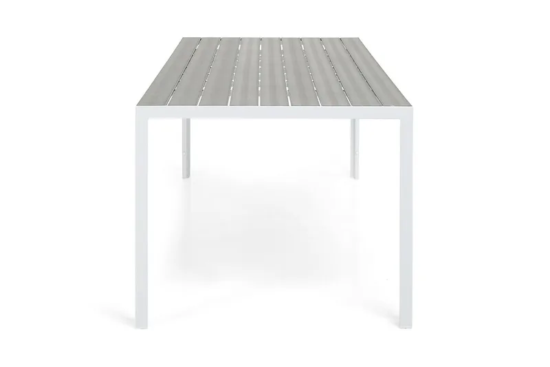 Tunis Matbord 205x90 cm - Vit - Utemöbler - Utebord & trädgårdsbord - Matbord utomhus
