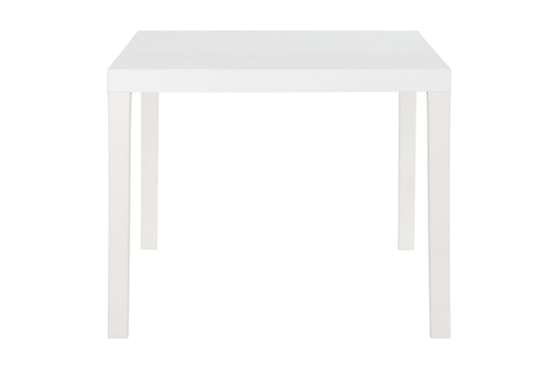 Utebord 150x90x72 cm PP vit - Vit - Utemöbler - Utebord & trädgårdsbord - Matbord utomhus