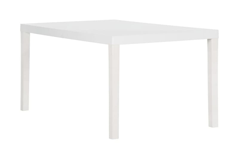 Utebord 150x90x72 cm PP vit - Vit - Utemöbler - Utebord & trädgårdsbord - Matbord utomhus
