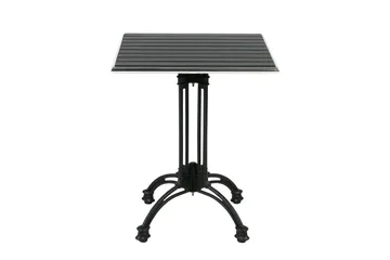 Utebordsben Cafe 61x61xh72cm Aluminium - Utemöbler - Utebord & trädgårdsbord - Matbord utomhus