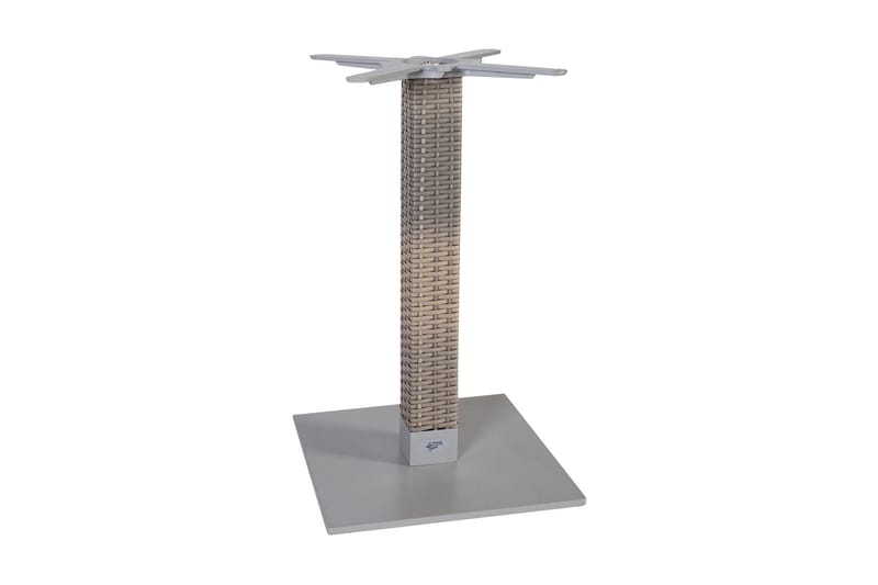 Utebordsben Larache 40x40xh72cm Aluminium - Grå - Utemöbler - Utebord & trädgårdsbord - Matbord utomhus