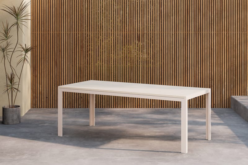 Matbord utomhus Venture Home Break Dining Table 74 X 205 X 90 - Beige / Beige Beige - Utemöbler - Utebord & trädgårdsbord - Matbord utomhus