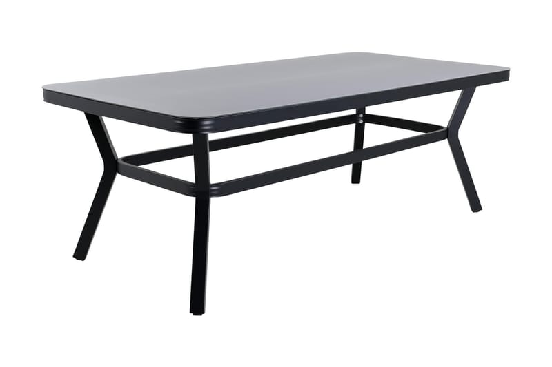 Virya Matbord Utomhus 200 cm Svart/Grå - Venture Home - Utemöbler - Utebord & trädgårdsbord - Matbord utomhus