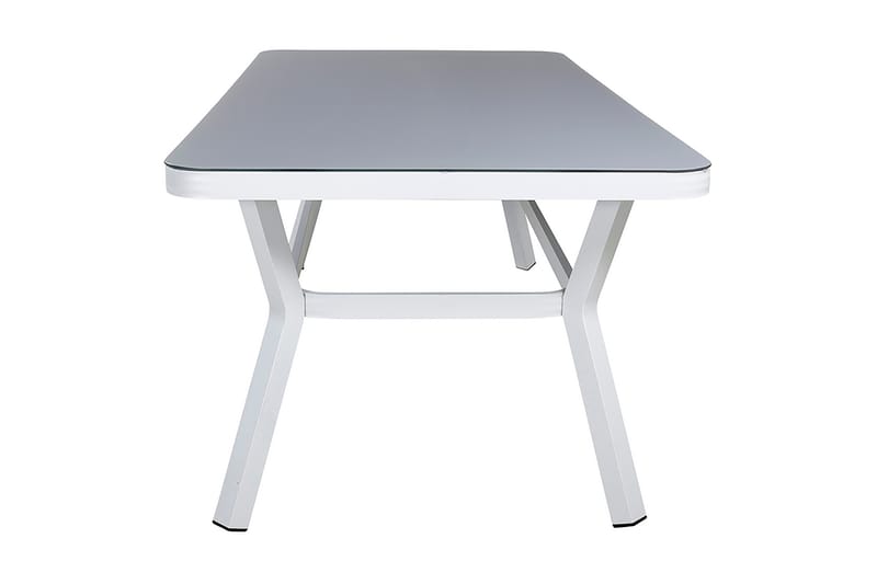 Virya Matbord Utomhus 200 cm - Vit/Grå - Utemöbler - Utebord & trädgårdsbord - Matbord utomhus
