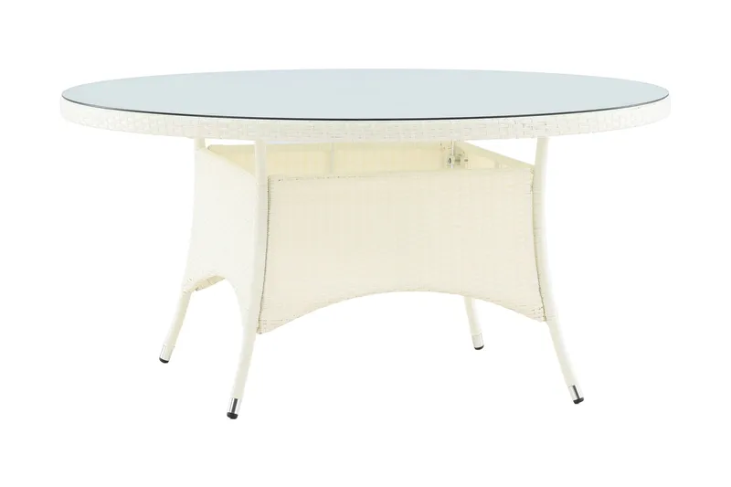 Volta Matbord Utomhus 150 Rund, Vit