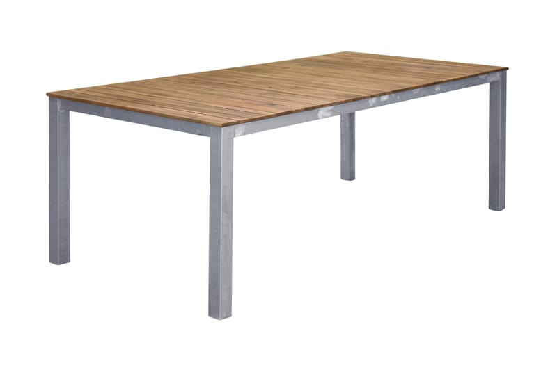 Zenia Matbord Utomhus 200 cm - Silver/Brun - Utemöbler - Utebord & trädgårdsbord - Matbord utomhus