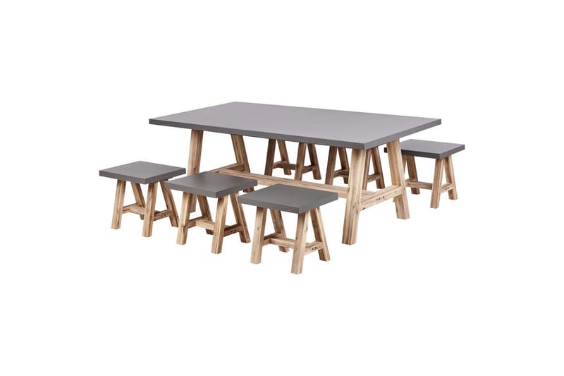 Matsalsset Tonnare 6-Sits - 6-Sits - Utemöbler - Utebord & trädgårdsbord - Matbord utomhus