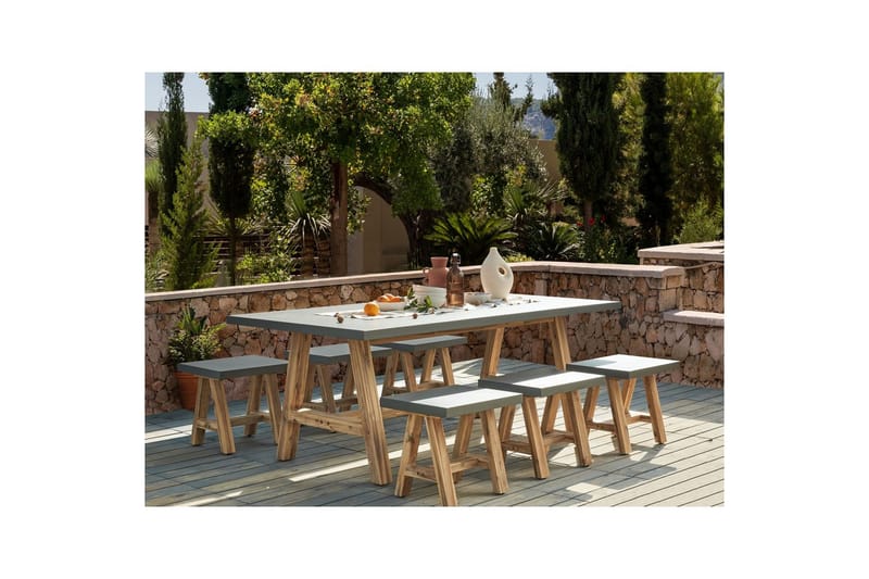 Matsalsset Tonnare 6-Sits - 6-Sits - Utemöbler - Utebord & trädgårdsbord - Matbord utomhus
