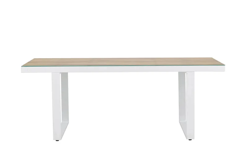 Merlo Matbord Utomhus 90x200 cm, Vit