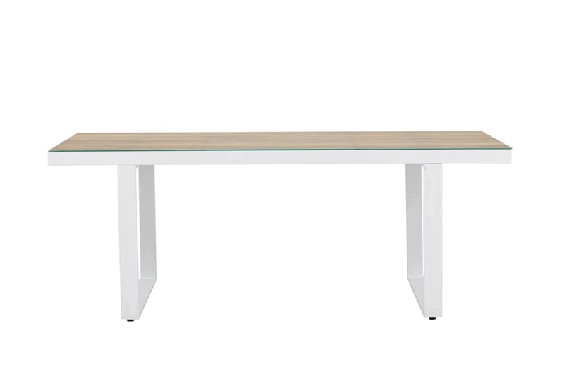 Merlo Matbord Utomhus 90x200 cm - Vit - Utemöbler - Utebord & trädgårdsbord - Matbord utomhus