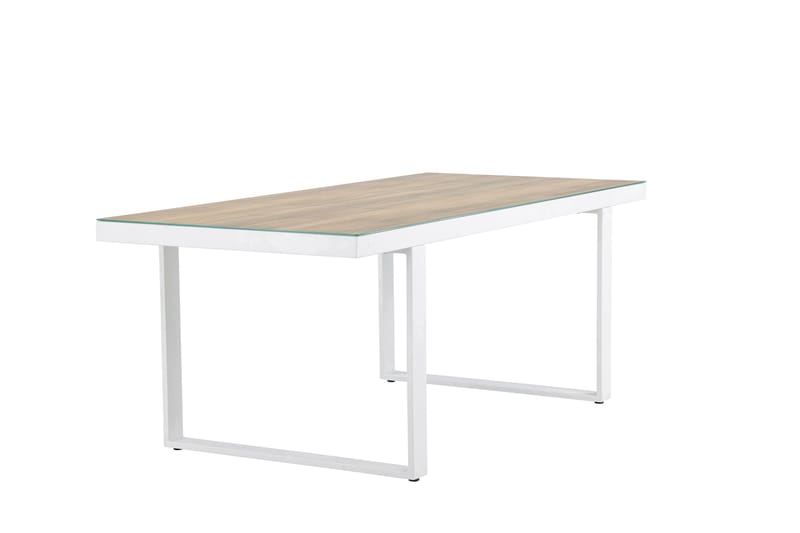 Merlo Matbord Utomhus 90x200 cm - Vit - Utemöbler - Utebord & trädgårdsbord - Matbord utomhus