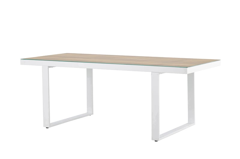 Merlo Matbord Utomhus 90x200 cm - Vit - Utemöbler - Utebord & trädgårdsbord - Matbord utomhus