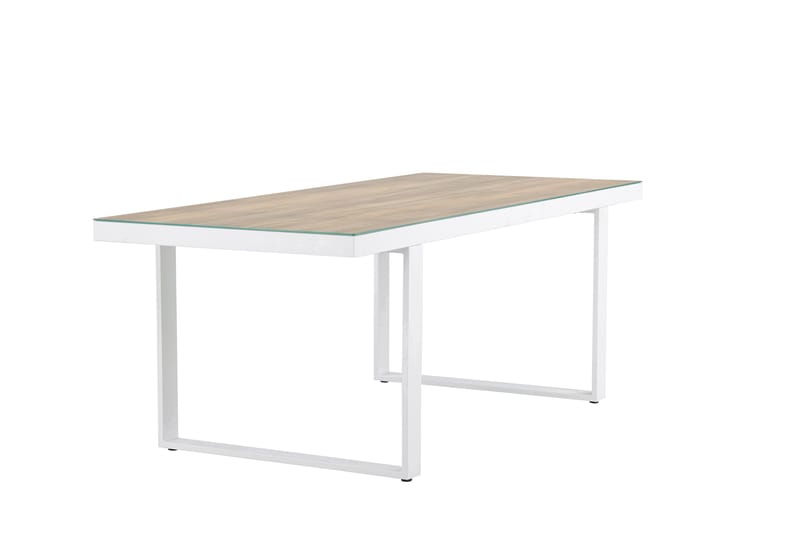 Merlo Matbord Utomhus 90x200 cm - Vit - Utemöbler - Utebord & trädgårdsbord - Matbord utomhus