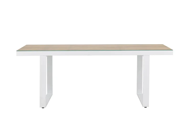 Merlo Matbord Utomhus 90x200 cm - Vit - Utemöbler - Utebord & trädgårdsbord - Matbord utomhus