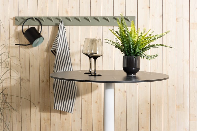 Milano Barbord Utomhus 4-sits Rund - Vit - Utemöbler - Utebord & trädgårdsbord - Barbord utomhus