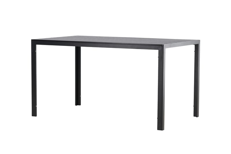 Mirko Matbord Utomhus 80x140 cm - Svart - Utemöbler - Utebord & trädgårdsbord - Matbord utomhus