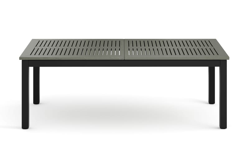 Monaco förlängningsbart bord utomhus 210/310x90 cm, Svart/Grå