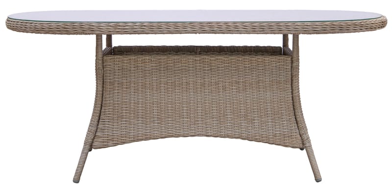 Ovalt trädgårdsbord Menton - 180x100 | Natur, Natur